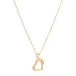 Wholesale chain Link Necklace Metal Heart Pendant L Extender L