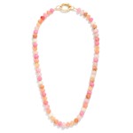 Wholesale faceted Bead Stone Beaded Necklace L Extender L