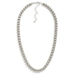 Wholesale beaded Necklace Metal Disc Beads L Extender L