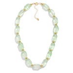 Wholesale class Crystal Beaded Necklace Gold Disc Stations L Extender L