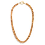 Candy Stone Beaded Necklace 

- Approximately 16" L 
