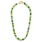 Candy Stone Beaded Necklace 

- Approximately 16" L 
