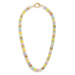 Candy Stone Beaded Necklace 

- Approximately 16" L 
