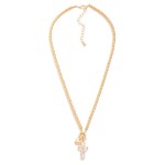 Wholesale metal Beaded Necklace Crystal Heart Pendant L Extender L