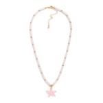 Wholesale heishi Beaded Necklace Metal Accents Star Pendant L Extender L