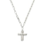 Wholesale chain Link Necklace Metal Cross Pendant L Extender L