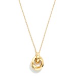 Wholesale chain Link Necklace Metal Door Knocker Pendant L Extender L