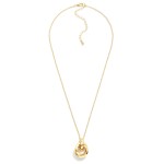 Wholesale chain Link Necklace Metal Door Knocker Pendant L Extender L