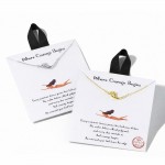 Wholesale dainty Chain Link Necklace Metal Swimmer Pendant L Extender L Hypoalle