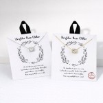 Wholesale dainty Chain Link Necklace Cubic Zirconia Square Pendant L Extender L