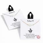 Wholesale dainty Chain Link Necklace Mother Pearl East West Cross Pendant L Exte