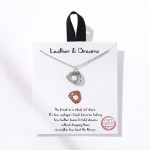 Wholesale dainty Chain Link Necklace Metal Baseball Glove Pearl Pendant L Extend