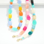 Wholesale chunky Stone Beaded Necklace L Extender L
