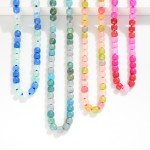Wholesale stone Beaded Necklace L Extender L