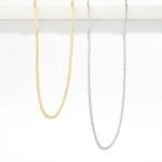 Wholesale box Chain Necklace Gold Dipped L Extender L