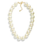 Chunky Acetate Bead Beaded Necklace 

- Approximately 16" L
- Extender 3" L