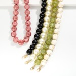 Wholesale chunky Acetate Bead Beaded Necklace L Extender L
