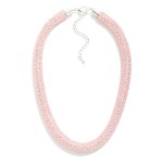 Wholesale studded Spring Stretch Necklace L Extender L
