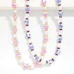 Wholesale chinoiserie Bead Pearl Beaded Necklace L Extender L