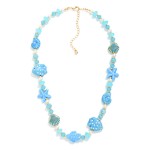 Wholesale beaded Necklace Nautical Beads Pearls L Extender L