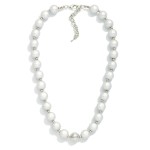 Wholesale translucent Bead Beaded Necklace Textured Metal Bead L Extender L
