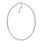 Wholesale metal Flat Snake Chain Necklace Beaded Blasted Textured L Extender L S