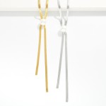 Wholesale herringbone Chain Bolo Necklace Pearl L Stainless Steal Water Resistan