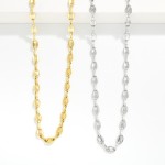 Wholesale metal Link Pig Nose Chain Necklace L Extender L Stainless Steel Water