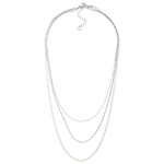 Wholesale layered Multi Chain Link Necklace L Extender L Stainless Steel Water R