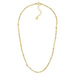 Wholesale layered Snake Chain Necklace Metal Ball Stations L Extender L Stainles