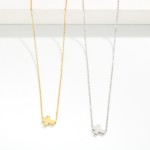 Wholesale dainty Chain Link Necklace East West Cross Pendant L Extender L Stainl