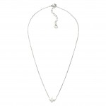 Wholesale dainty Chain Link Necklace East West Cross Pendant L Extender L Stainl