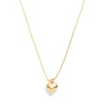 Wholesale flat Ball Chain Link Necklace Metal Heart Pendant L Extender L