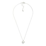 Wholesale flat Ball Chain Link Necklace Metal Heart Pendant L Extender L