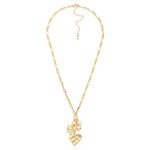 Wholesale oval Circle Chain Link Necklace Pearl Hearts Pendant L Extender L