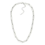 Wholesale paperclip Chain Link Necklace L Extender L