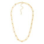 Wholesale paperclip Chain Link Necklace L Extender L
