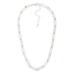 Wholesale paperclip Chain Link Necklace L Extender L