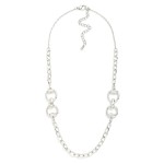 Wholesale chain Link Necklace Linked Horsebit Detail L Extender L