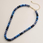 Wholesale candy Stone Beaded Necklace L Extender L