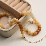 Wholesale candy Stone Beaded Necklace L Extender L