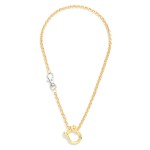 Wholesale chain Link Necklace Lobster Clasp Horsebit Station L
