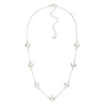 Wholesale metal Dainty Chain Link Necklace Metal Plus Cross Stations L Extender