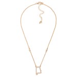 Wholesale chain Link Necklace Rhinestone Alabama State Outline Pendant L Extende