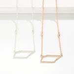 Wholesale chain Link Necklace Rhinestone Tennessee State Outline Pendant L Exten
