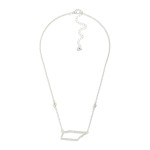 Wholesale chain Link Necklace Rhinestone Tennessee State Outline Pendant L Exten