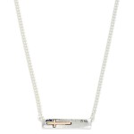 Wholesale chain Link Necklace Metal Bar Cross Station L Extender L