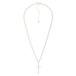 Wholesale chain Link Necklace Metal Cross Pendant L Extender L
