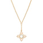 Wholesale chain Link Necklace Pearl Rhinestone Plus Cross Pendant L Extender L