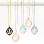 Wholesale seed Bead Beaded Pearl Necklace Metal Fish Pendant L Extender L